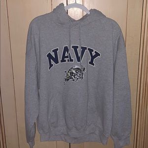 Gray NAVY Sweatshirt